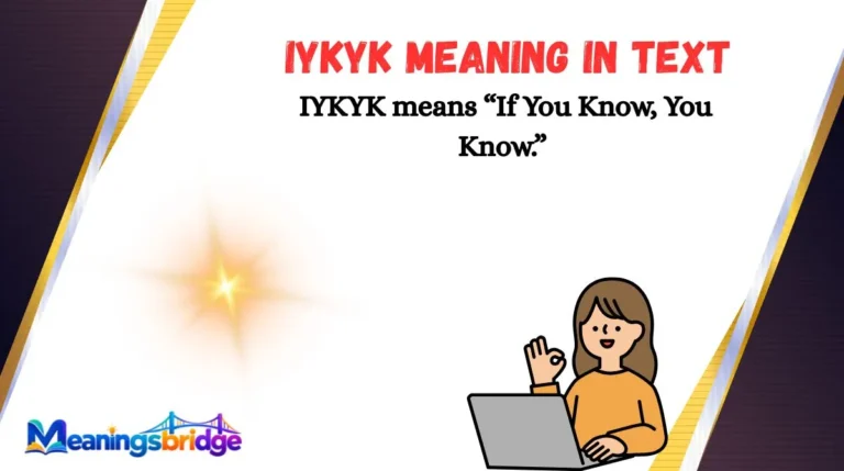 IYKYK Meaning in Text