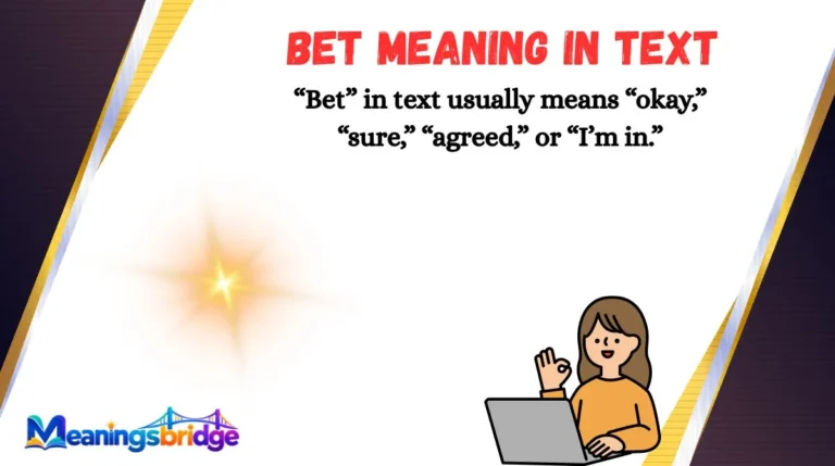 Bet Meaning in Text