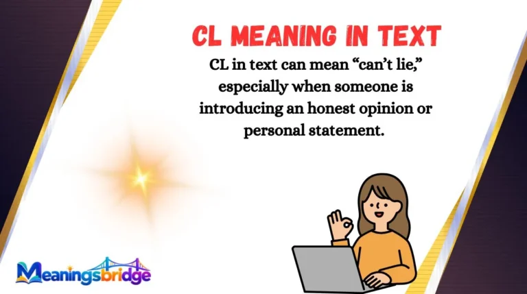 CL Meaning in Text