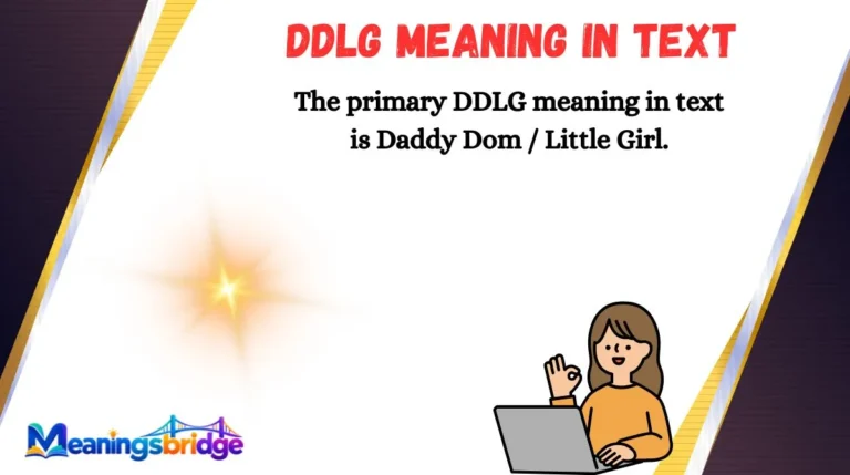 DDLG Meaning in Text