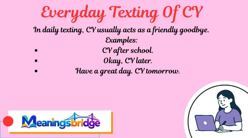 Everyday Texting Of CY