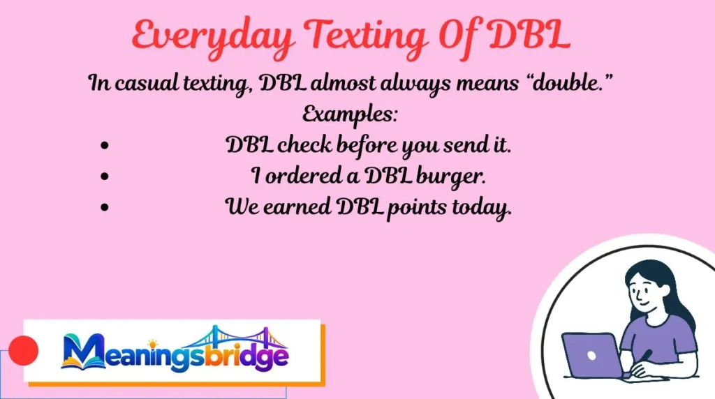 Everyday Texting Of DBL