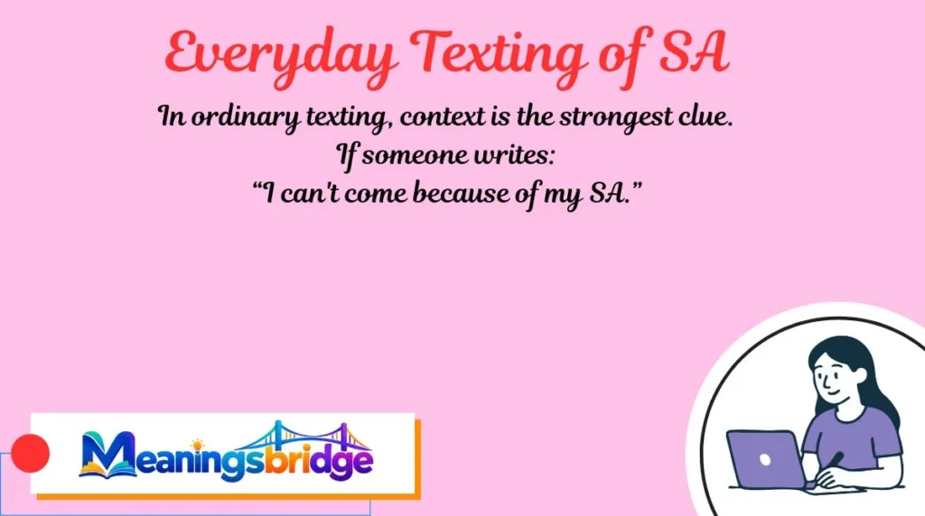 Everyday Texting of SA