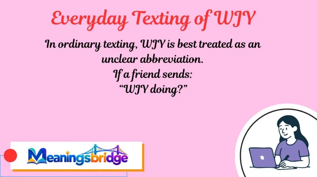 Everyday Texting of WJY
