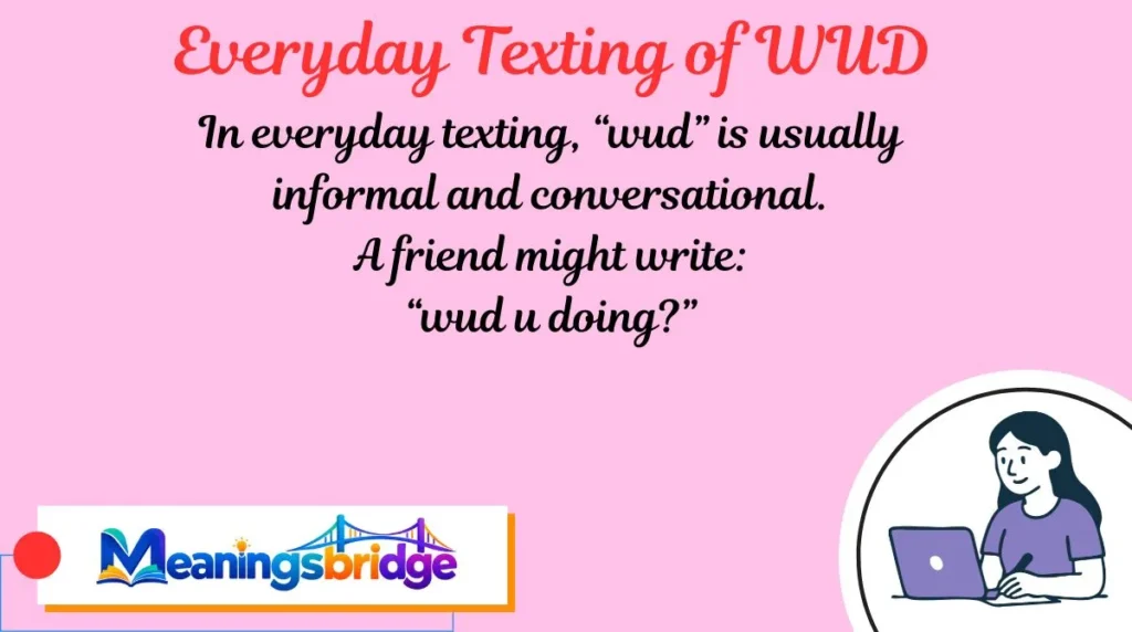 Everyday Texting of WUD