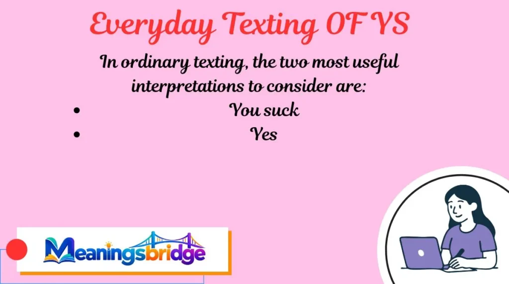 Everyday Texting OF YS