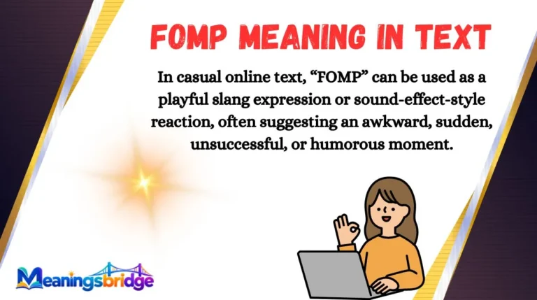 FOMP Meaning in Text