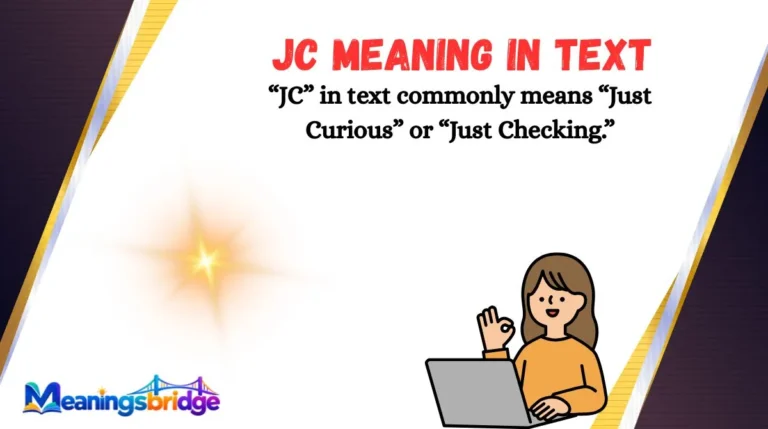 JC Meaning in Text