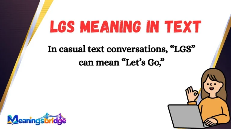LGS Meaning in Text