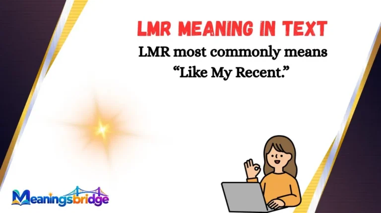 LMR Meaning in Text