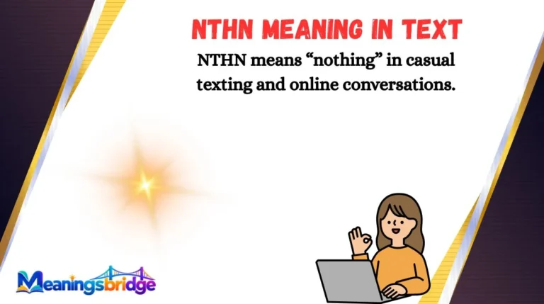 NTHN Meaning in Text