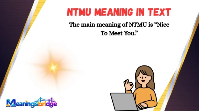 NTMU Meaning in Text