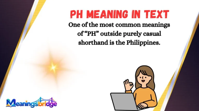 PH Meaning in Text