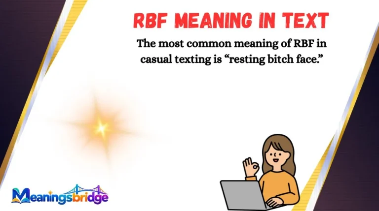 RBF Meaning in Text
