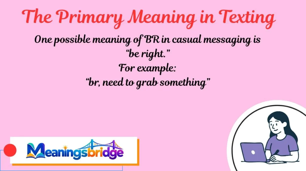 The Primary Meaning in Texting
