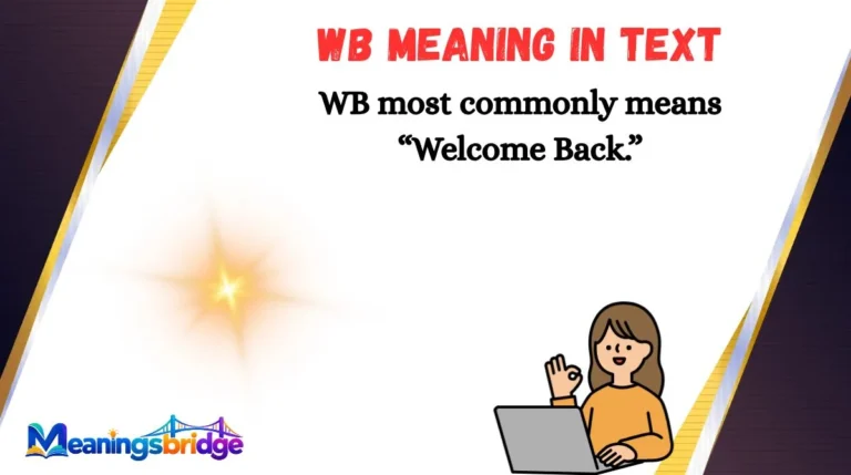 WB Meaning in Text