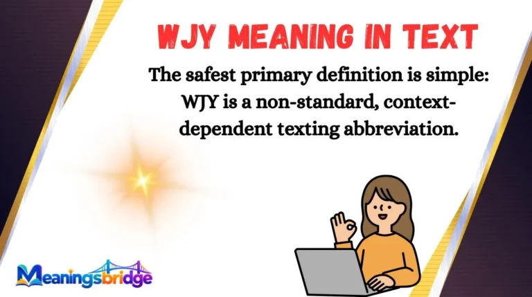 WJY Meaning in Text