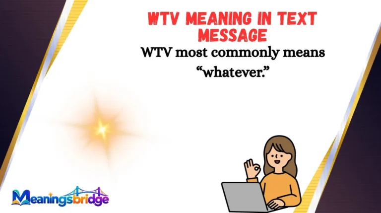 WTV Meaning in Text Message