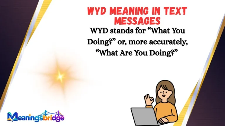 WYD Meaning in Text Messages