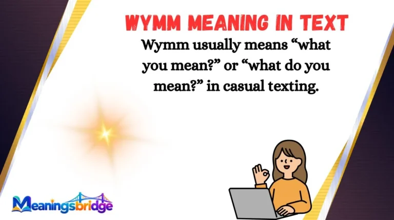 Wymm Meaning in Text