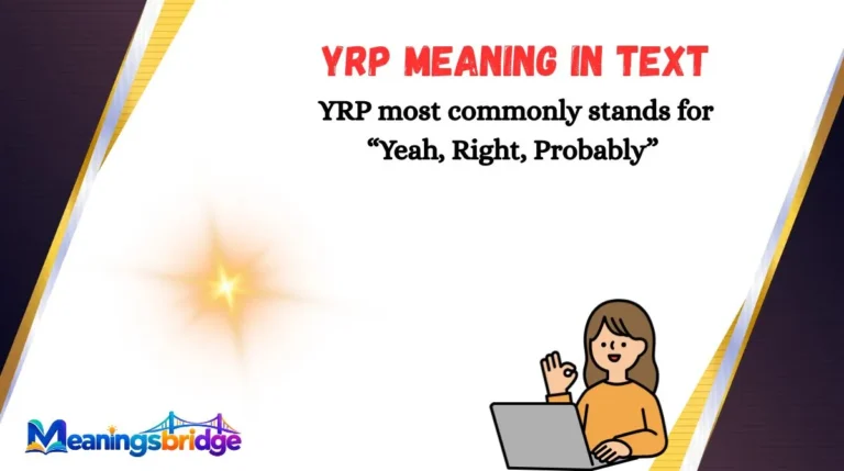 YRP Meaning in Text