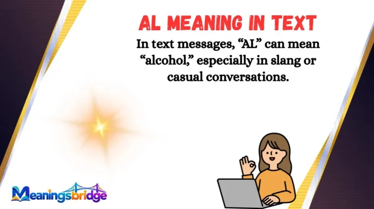 AL Meaning in Text