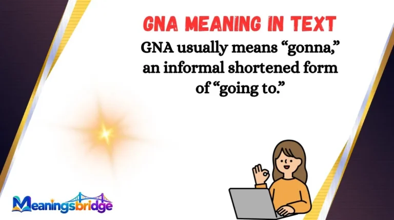 GNA Meaning in Text