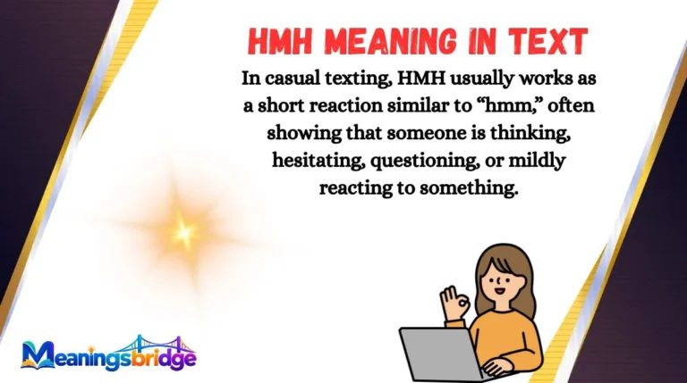 HMH Meaning in Text