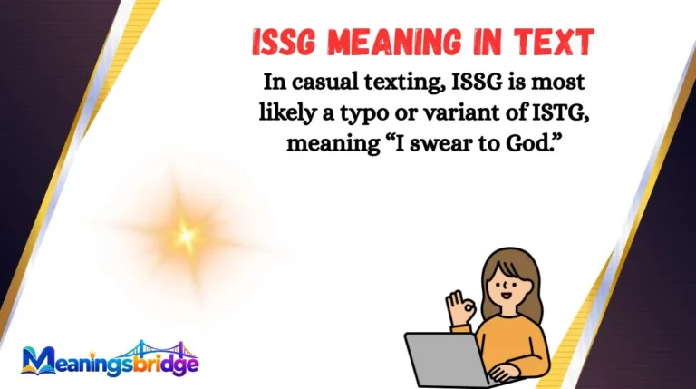 ISSG Meaning in Text