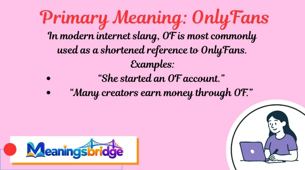 Primary Meaning: OnlyFans