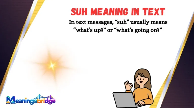 Suh Meaning in Text