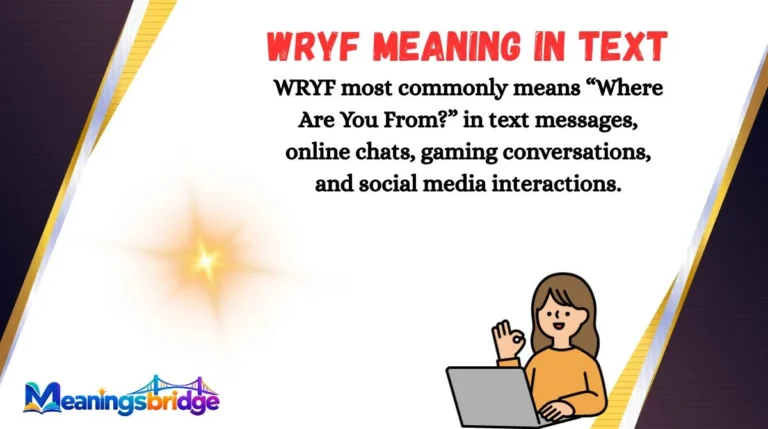 WRYF Meaning in Text