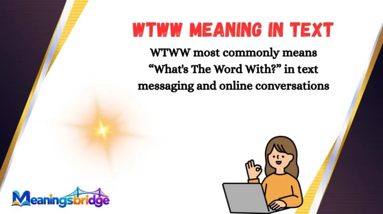 WTWW Meaning in Text